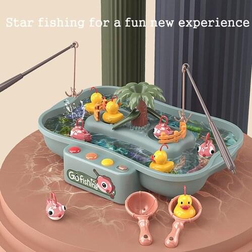 Childrens toys fishing for children baby toy Outdoor toys child fishing rod duck fishing Electric toys for children of 2 years