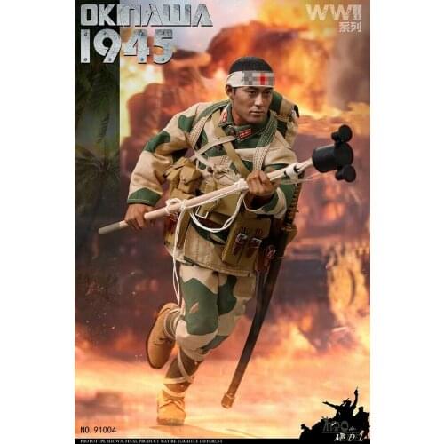 1/6 Japanese Soldier Figure IQO Model 91004 WWII 1945 Battle In Okinawa In Stock