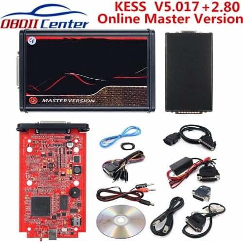 DHL KESS 2.53 Online 5.017 ECU Chip Tuning Tool KESS V5.017 V2.47 Full Set OBD2 Master ECU Programmer Car Truck Diagnostic Tool
