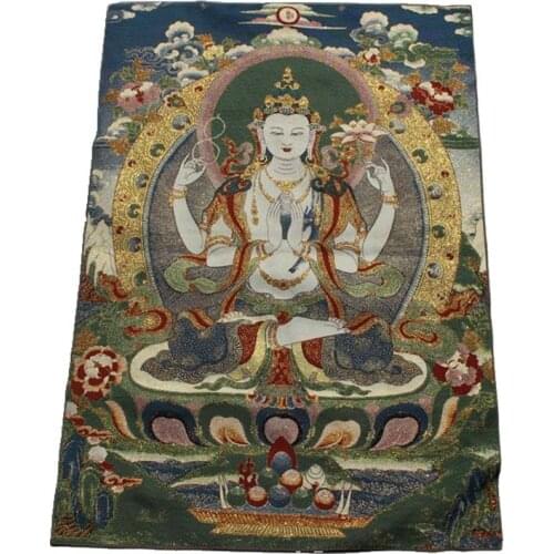Collection of Nepalese embroidered four wall Avalokitesvara