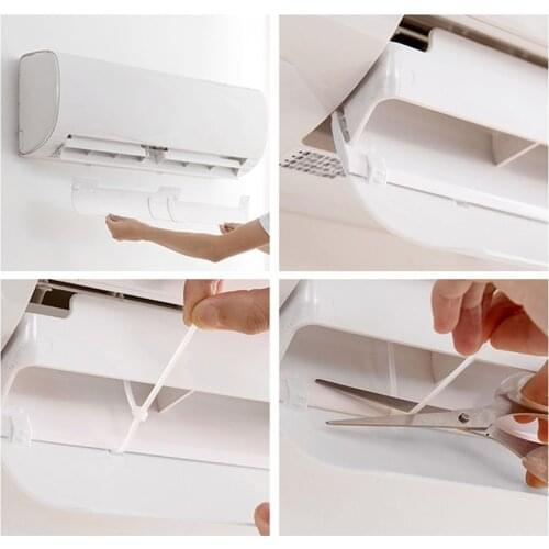 Air Conditioner Windshield Cold Wind Deflector Retractable Baffle for Home Office Hotel HR