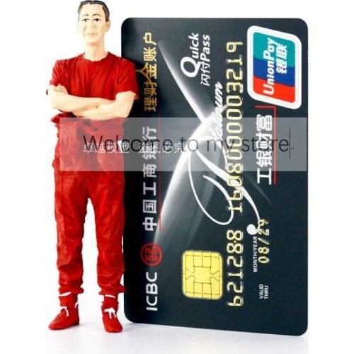 Resin figure model Tuw Guishi japan drift King 1:18 Racer resin car model scene