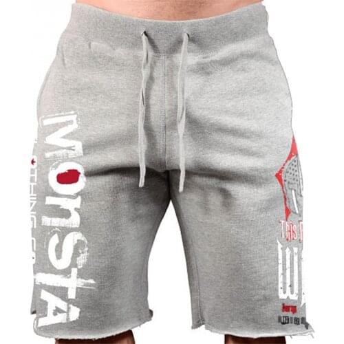 2021 Men Gyms Fitness Bodybuilding Shorts Summer Casual Fashion grid Short Pants Male Crossfit Workout Cotton Sweatpants Bottom