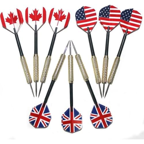 3PC 18g Professional Copper Steel Needle Tip Darts Tungsten Steel Tip Needle Shaft Soft Tip Dart Toys Set For Indoor Game