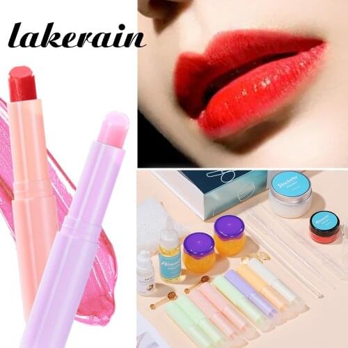 Natural Shea Butter Lip Balm Kit Handade DIY Lipstick Kit Lip Mask Making with Tubes Beeswax Essential Lip Balm for Cracked Lips