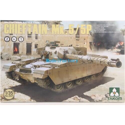 TAKOM 2027 1/35 Chieftain Mk 5/P British Main Battle Tank (2 in 1)