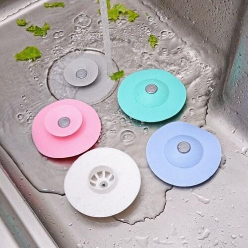 1Pcs New Durable Sink Stopper Sink Strainer 2-In-1 Bathroom Sink Shower Hair Strainer Sink Plugs Drain Plug Hole Hair Catcher