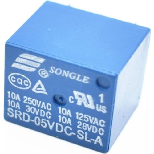 Relays SRD-05VDC-SL-A 5V 10A 250VAC 4PIN T73 Wholesale Price