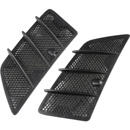 2Pcs Car Front Hood Air Vent Grille Cover Air Flow Intake Hoods for Mercedes Benz W164 ML / GL Class 2008-2011