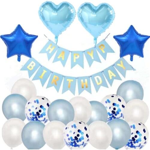 Rose Gold Aluminum Film Pearlescent Birthday Party Decoration Balloon Wedding Valentines Day Confession Kid Toy Gender Reveal