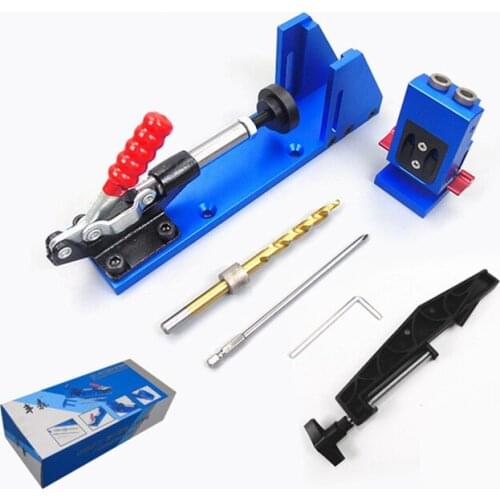 XK-2 Woodworking Oblique Hole 9.5MM Hole Punch Oblique Hole Locator DIY Tool