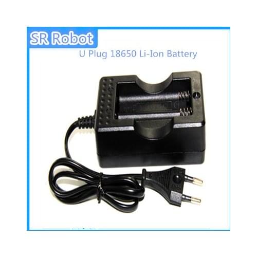 U Plug 18650 Li-Ion Battery Charger Power Adapter Fast Charging For 18650 Rechargeable Auto Stop Charging DIY Robot Smart Car