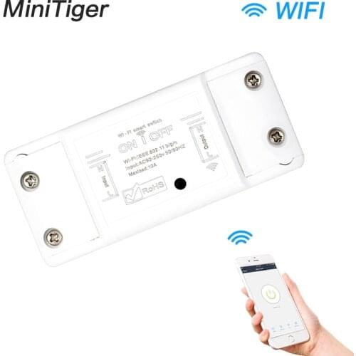 Smart Home Tuya WiFi Smart Light Switch Universal Breaker Timer Smart Life APP Wireless Remote Control with Alexa Google Home