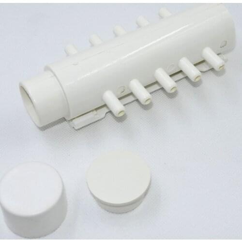 Bathtub 10 holes air distributor,Connection 8mm PVC air Manifold,32mm pipe interface,Plastic bathtub accessories