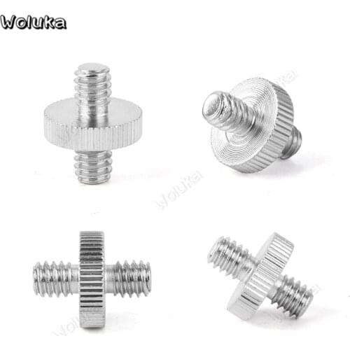 1/5/10PCS 1/4'' -1/4'' double-head screw For Tripod DSLR camera base pan/tilt conversion screw 4/1 turn 1/4 screw CD50 T10