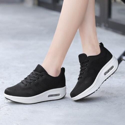 Height Increasing 5cm Chaussure Femme Sport Shoes Woman Breathable Mesh For Comfortable Lady Sports Shoes Summer tennis Shoes