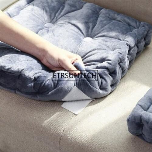 100Set Anti Curling Carpet Tape Rug Gripper Velcro Secure Carpet Sofa and Sheets in Place and Keep Corners Flat