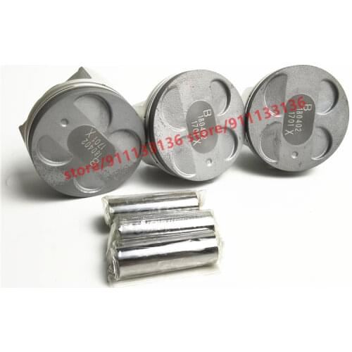 3pcs/set Engine Piston For Chery QQ S11 0.8L 372-1004021