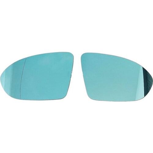 Auto Replacement Wide Angle Blue Left Right Heated Wing Rear Mirror Glass for Buick Regal 2017 2018 2019 2020