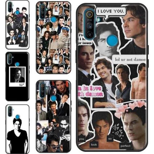 Damon Salvatore Collage For Realme 8 Pro 6 7 Q3 Pro GT Neo C15 C3 C21 C11 Phone Case For OnePlus 9 Pro 8 7T 8T 9R
