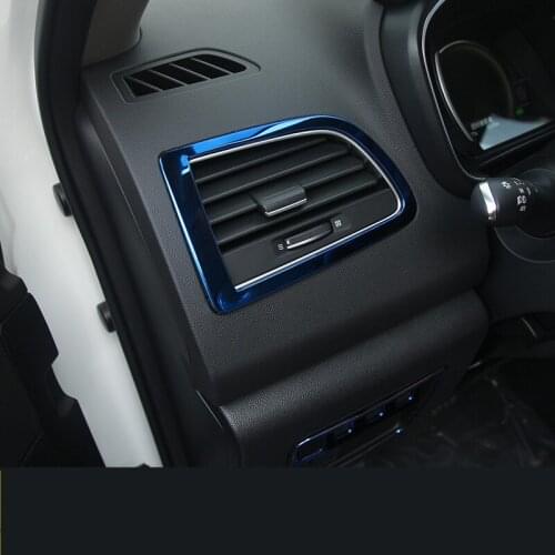 Stainless Steel Centre Control Air Conditioner Outlet Decorated Frame For Renault Koleos 2017 Z2EA1056