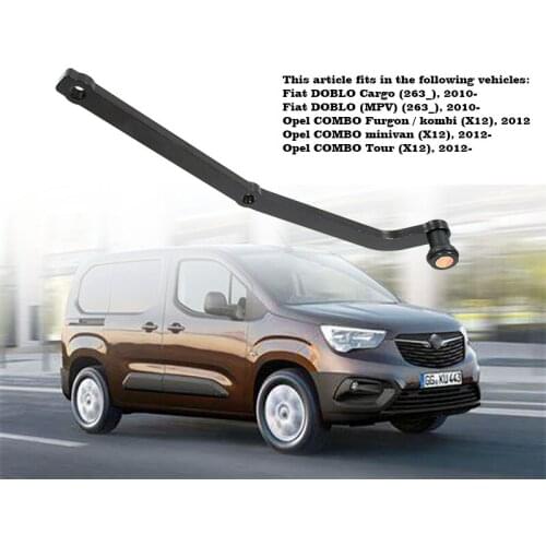 For Fiat Doblo II 2010- Opel Combo 2012- rollers roller guide sliding door UPPER RIGHT