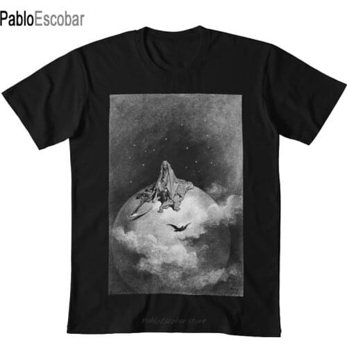 Gustave Dore, 1883, Illustration, Edgar Allan Poe, 'The Raven' T shirt gustave dore edgar allan poe raven ravens death