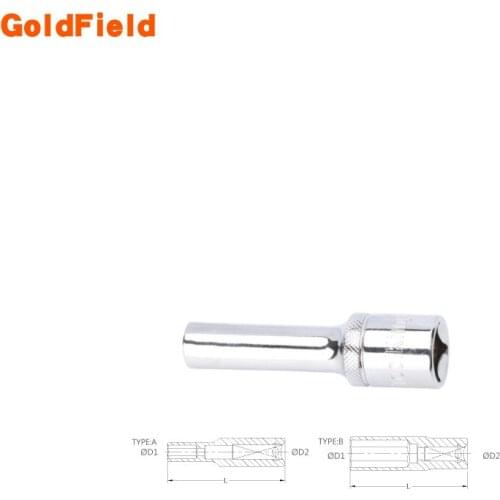 10mm 3/8" 6Pt deep socket hexagon Socket Set CRV Hand Tools Socket Hex Repairing Tool type Atype B