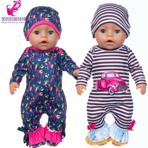17 Inch Reborn Baby Doll Clothes Rompers for Baby Dolls Clothes 18 Inch American OG Girl Doll Jacket