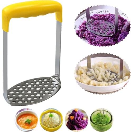Stainless Steel Potato Press Manual Potato Masher Cooking Tools Household Items Kitchen Gadgets And Accessories