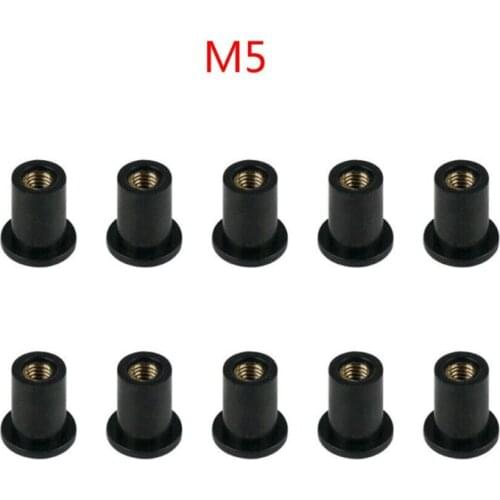 M4/M5/M6 Rubber Well Nuts Blind Fastener Windscreen Windshield Fairing Cowl