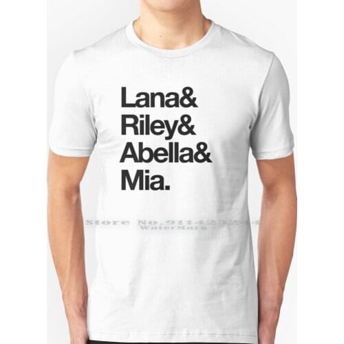 Most Popular Adult Actresses 2020 T Shirt 100% Pure Cotton Lana Rhoades Riley Reid Abella Danger Mia Malkova Star Adult