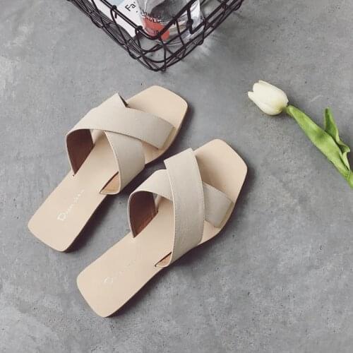 Slides Summer Slippers for Women Casual Shoes Woman Flats Designer Shoes Womens Slippers for Summer 2021 Beach Slipper Female