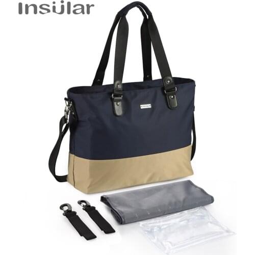 Insular Baby Diaper Bag Large Capacity Waterproof Nappy Stroller Bags Kids Mummy Maternity Travel Bag Nursing Handbag For Mom
