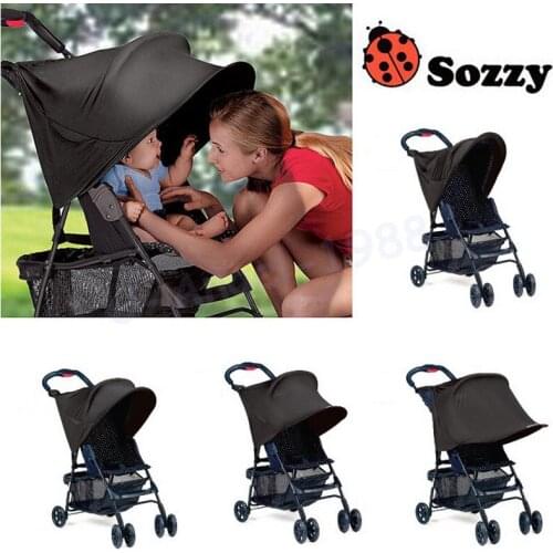 Sozzy Baby Stroller Rag Shade Blocks 99% UV UVB Sun Rays Cover Baby Car Awning Rain Tent Multifunctional Stroller Protection