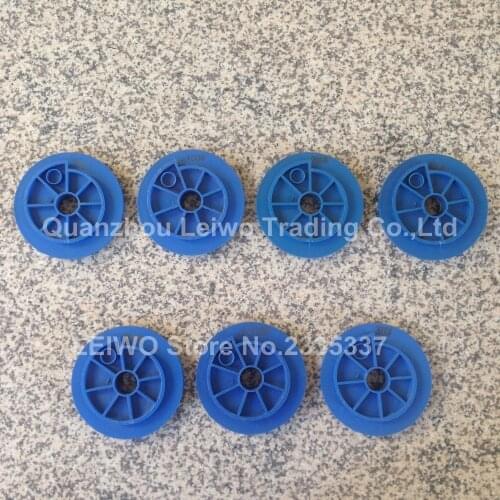 Snail Lock Diamond Edge Polishing Pads 5 inch (125 mm) for Beveled Granite Abrasive Tools Stone Resin Polishing Wheels 7 Pcs/lot