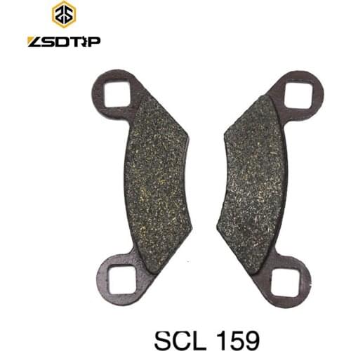 ZSDTRP Motorcycle Front & Rear Brake Pads For CF MOTO 4x4 POLARIS ATV Polaris Hawkeye 2x4 4x4 2007 Polaris 330 ATP 4x4 2004-2005