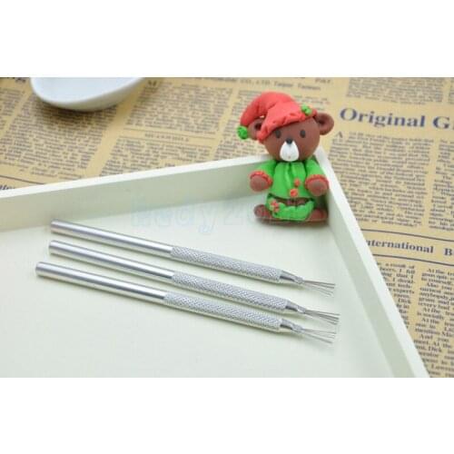 10pcs 7 Pin Feather Wire Texture & Pro Needle Pottery Clay Tools Set Ceramics Sculpting Modeling Tool Pottery Texture Brush
