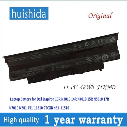 11.1 V 48wh J1KND New original laptop battery for Dell Inspiron 13R N4010 N3010 N3110 N4050 N4110 N5010 N5020 series