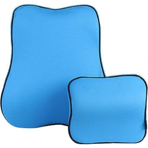 40%HOT 2Pcs/Set Pillow Lumbar Support Ergonomic Memory Cotton Seat Back Rest Cushion for Car