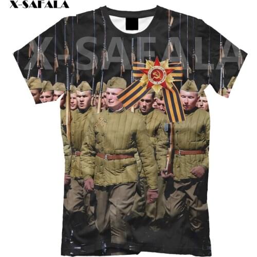 May 9 Victory Soviet Party War Tattoo Summer Fashion Men Women 3D All 4 Over Printed T Shirts Unisex Harajuku Shirt Casual Tee