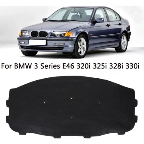 Car Front Hood Engine Sound Heat Insulation Cotton Pad Soundproof Mat For BMW 3 Series E46 320i 325i 328i 330i 51488193941