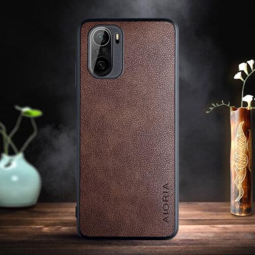 Business Leather Skin Bag Case for Xiaomi POCO F3 F 3 5G X3 NFC Pocophone X3 Pro Drop Protection Mobile Phone Cover Capa