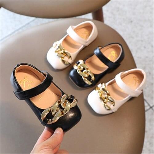Autumn Girls Shoes PU Children Baby Shoes Princess Bowknot Sneakers pearl single shoes Kids Dance School Shoes