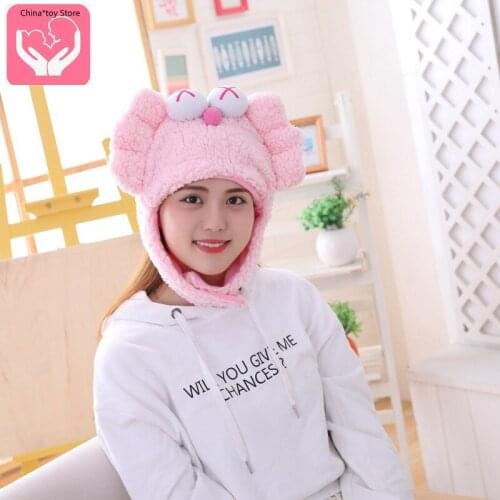 Hot Sale Headgear Hat Plush Toy Doll Surprise Gift for Children PP Cotton Clothing Accessories Headgear