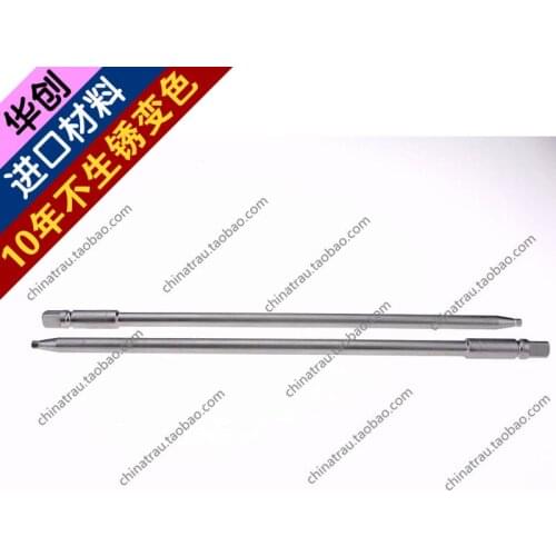 Medical orthopedics instrument stainless still screwdriver bit quick coupling square screwdriver for hex crew 3.0
