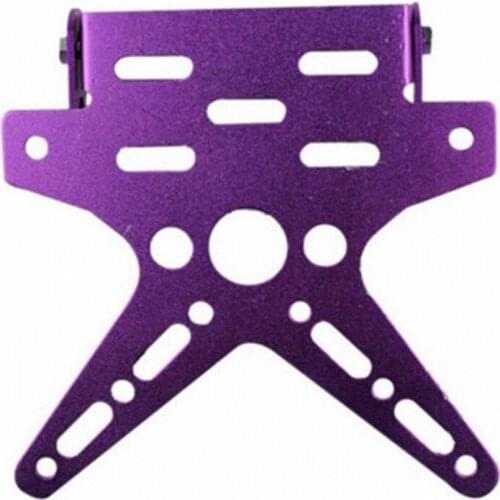 Multi-color Aluminum Alloy Adjustable Number License Plate Universal Motorcycle Mount Holder Bracket