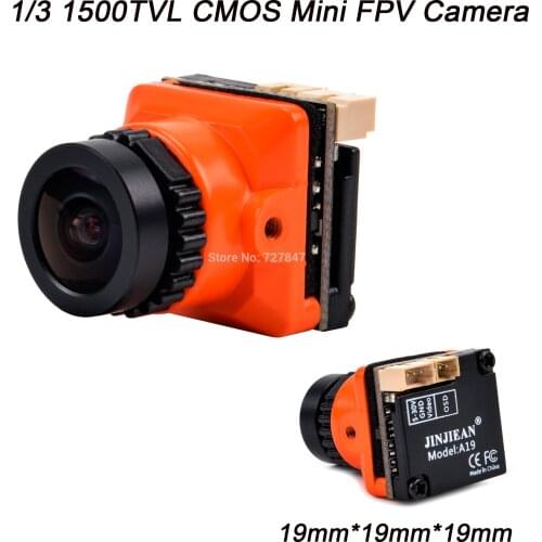 NEW 1/3 CMOS 1500TVL B19 Mini FPV Camera 2.1mm Lens Power 5V-30V PAL / NTSC With OSD Internal adjustable For RC FPV Racing Drone