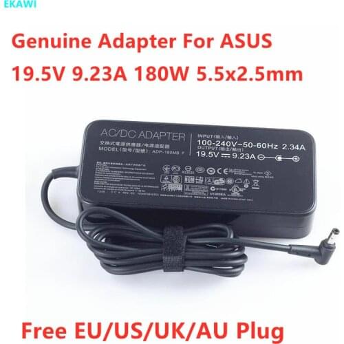 Genuine 19.5V 9.23A 180W ADP-180MB F Power Supply AC Adapter For ASUS FX502VM G750JX FA180PM111 MSI GS63 Gaming Laptop Charger