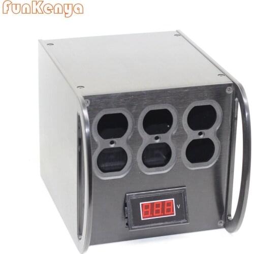 All Aluminum Isolation Power Box 500W Isolated Cattle Whole Aluminum Chassis With Power Socket